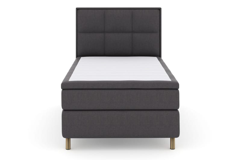 Select No 5 Komplett Sängpaket 120x200 Medium Latex - Mörkgrå/Koppar - Products - Möbler - Säng - Enkelsäng