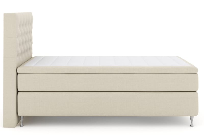 Select No 5 Komplett Sängpaket 120x200 Medium Watergel - Beige/Silver - Products - Möbler - Säng - Enkelsäng