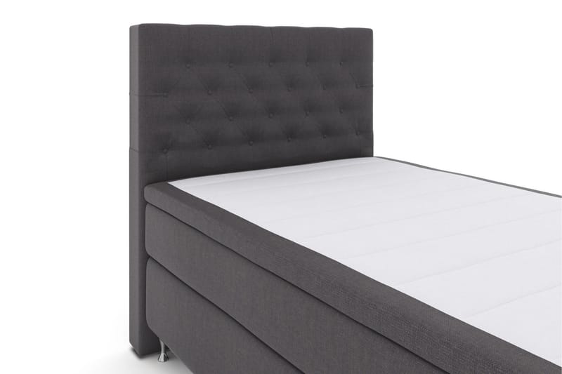 Select No 5 Komplett Sängpaket 120x200 Medium Watergel - Mörkgrå/Silver - Products - Möbler - Säng - Enkelsäng