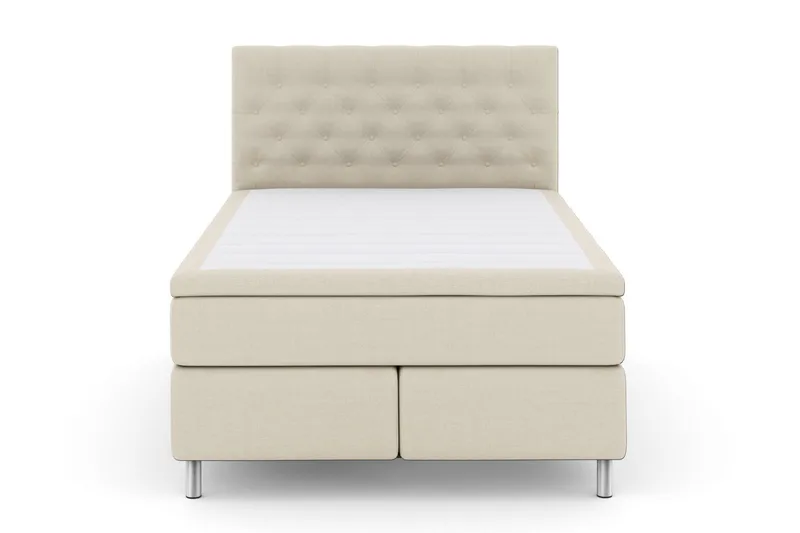 Select No 5 Komplett Sängpaket 140x200 Fast Latex - Beige/Metall - Products - Möbler - Säng - Kontinentalsäng