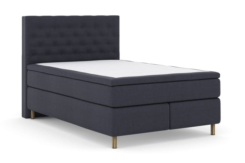 Select No 5 Komplett Sängpaket 140x200 Fast Latex - Blå/Metall - Products - Möbler - Säng - Kontinentalsäng