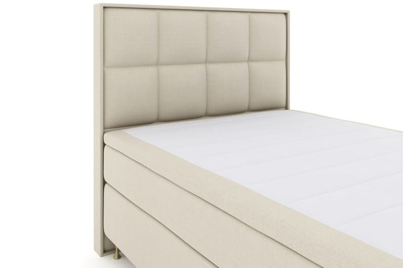 Select No 5 Komplett Sängpaket 140x200 Fast Watergel - Beige/Guld - Products - Möbler - Säng - Kontinentalsäng