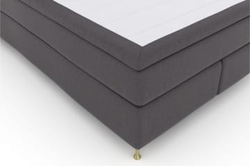 Select No 5 Komplett Sängpaket 140x200 Fast Watergel - Mörkgrå/Guld - Products - Möbler - Säng - Kontinentalsäng