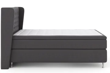 Select No 5 Komplett Sängpaket 140x200 Fast Watergel - Mörkgrå/Silver - Products - Möbler - Säng - Kontinentalsäng