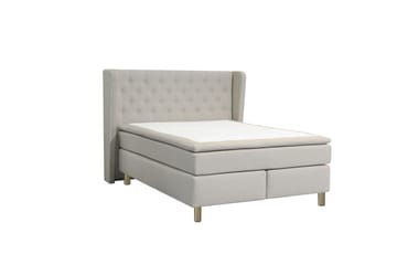 Select No 5 Komplett Sängpaket 140x200 Fast/Medium Latex - Beige/Koppar - Products - Möbler - Säng - Kontinentalsäng