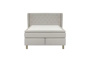 Select No 5 Komplett Sängpaket 140x200 Fast/Medium Latex - Beige/Koppar - Products - Möbler - Säng - Kontinentalsäng