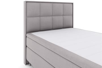 Select No 5 Komplett Sängpaket 140x200 Fast/Medium Latex - Ljusgrå/Silver - Products - Möbler - Säng - Kontinentalsäng