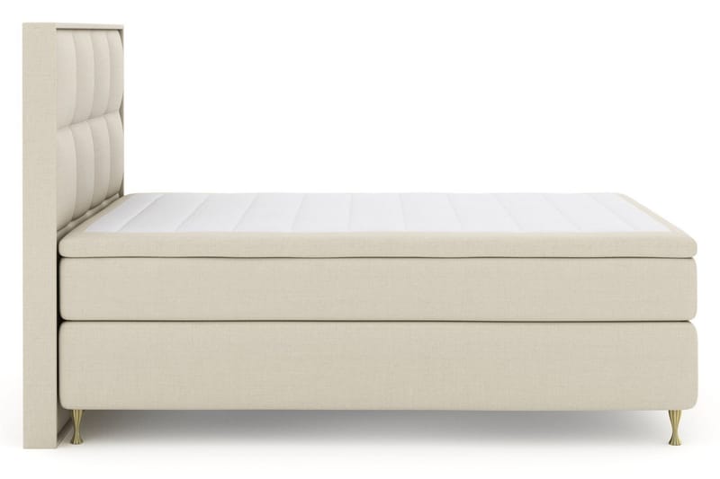 Select No 5 Komplett Sängpaket 140x200 Medium Latex - Beige/Guld - Products - Möbler - Säng - Kontinentalsäng