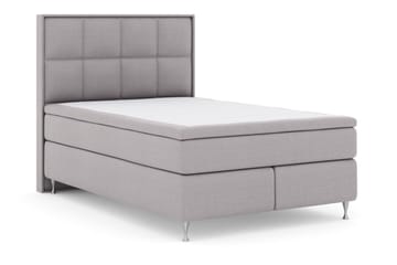 Select No 5 Komplett Sängpaket 140x200 Medium Latex - Ljusgrå/Silver - Products - Möbler - Säng - Kontinentalsäng