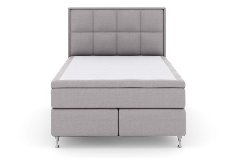 Select No 5 Komplett Sängpaket 140x200 Medium Latex - Ljusgrå/Silver - Products - Möbler - Säng - Kontinentalsäng
