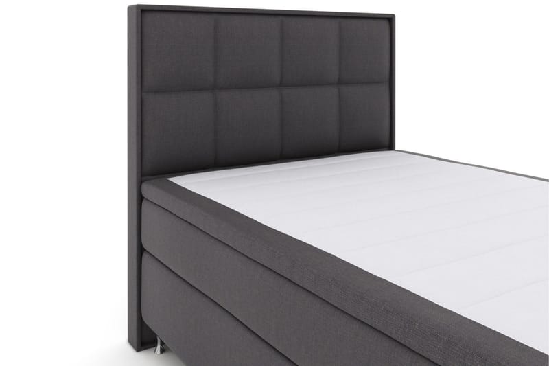Select No 5 Komplett Sängpaket 140x200 Medium Latex - Mörkgrå/Silver - Products - Möbler - Säng - Kontinentalsäng