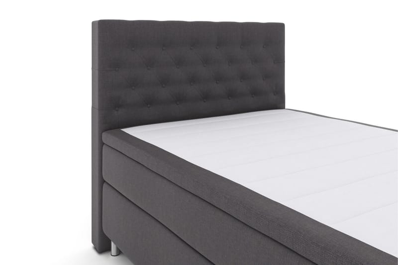 Select No 5 Komplett Sängpaket 140x200 Medium Watergel - Mörkgrå/Metall - Products - Möbler - Säng - Kontinentalsäng