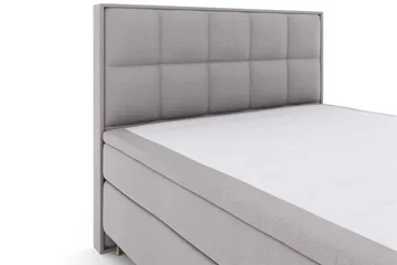 Select No 5 Komplett Sängpaket 160x200 Fast Watergel - Ljusgrå/Guld - Products - Möbler - Säng - Kontinentalsäng