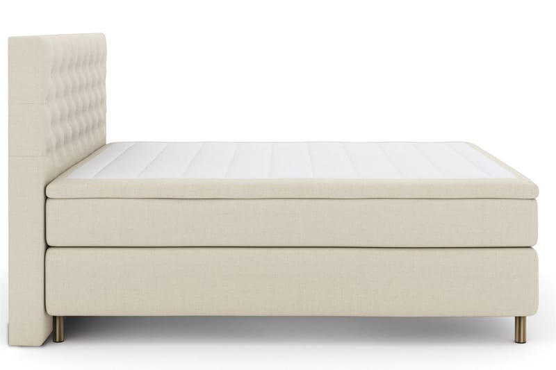 Select No 5 Komplett Sängpaket 210x210 Fast Latex - Beige/Koppar - Products - Möbler - Säng - Kontinentalsäng