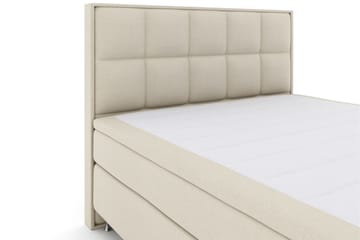Select No 5 Komplett Sängpaket 210x210 Fast Watergel - Beige/Silver - Products - Möbler - Säng - Kontinentalsäng