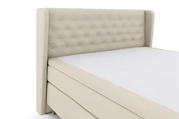 Select No 5 Komplett Sängpaket 210x210 Fast Watergel - Beige/Silver - Products - Möbler - Säng - Kontinentalsäng