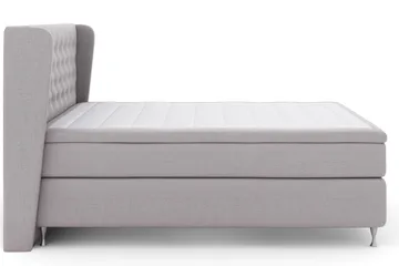 Select No 5 Komplett Sängpaket 210x210 Fast Watergel - Ljusgrå/Silver - Products - Möbler - Säng - Kontinentalsäng