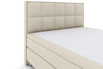 Select No 5 Komplett Sängpaket 210x210 Fast/Medium Latex - Beige/Metall - Products - Möbler - Säng - Kontinentalsäng