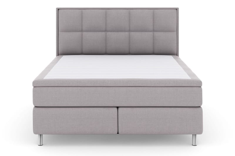 Select No 5 Komplett Sängpaket 210x210 Fast/Medium Latex - Ljusgrå/Metall - Products - Möbler - Säng - Kontinentalsäng