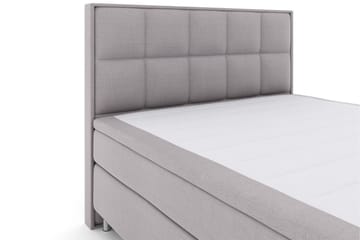 Select No 5 Komplett Sängpaket 210x210 Fast/Medium Latex - Ljusgrå/Metall - Products - Möbler - Säng - Kontinentalsäng
