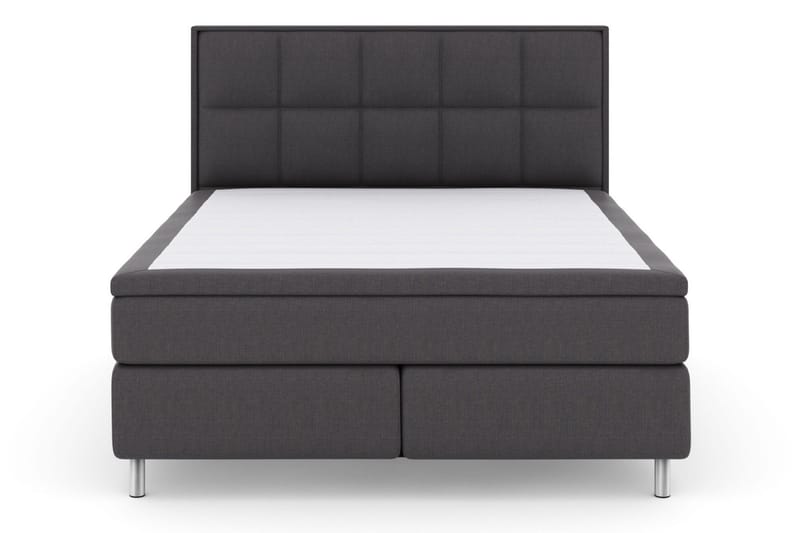 Select No 5 Komplett Sängpaket 210x210 Fast/Medium Latex - Mörkgrå/Metall - Products - Möbler - Säng - Kontinentalsäng