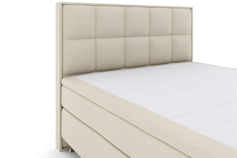 Select No 5 Komplett Sängpaket 210x210 Fast/Medium Watergel - Beige/Silver - Products - Möbler - Säng - Kontinentalsäng