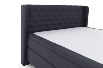 Select No 5 Komplett Sängpaket 210x210 Fast/Medium Watergel - Blå/Guld - Products - Möbler - Säng - Kontinentalsäng