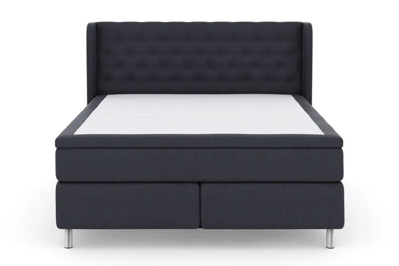 Select No 5 Komplett Sängpaket 210x210 Fast/Medium Watergel, Blå/Metall