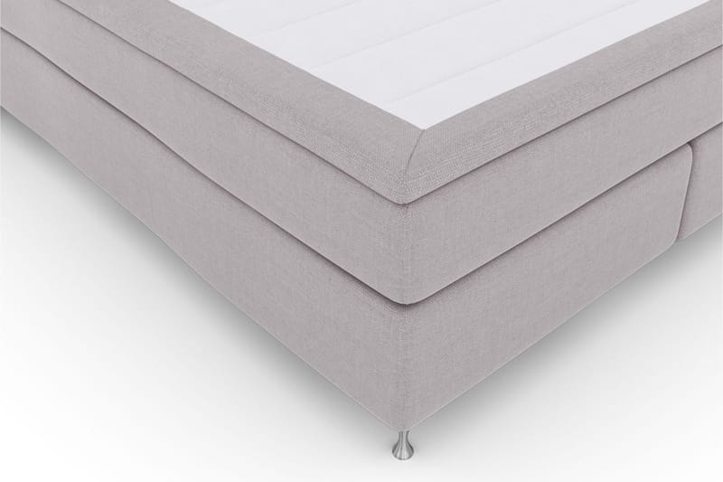 Select No 5 Komplett Sängpaket 210x210 Fast/Medium Watergel - Ljusgrå/Silver - Products - Möbler - Säng - Kontinentalsäng