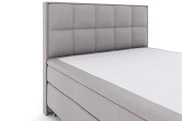 Select No 5 Komplett Sängpaket 210x210 Fast/Medium Watergel - Ljusgrå/Silver - Products - Möbler - Säng - Kontinentalsäng