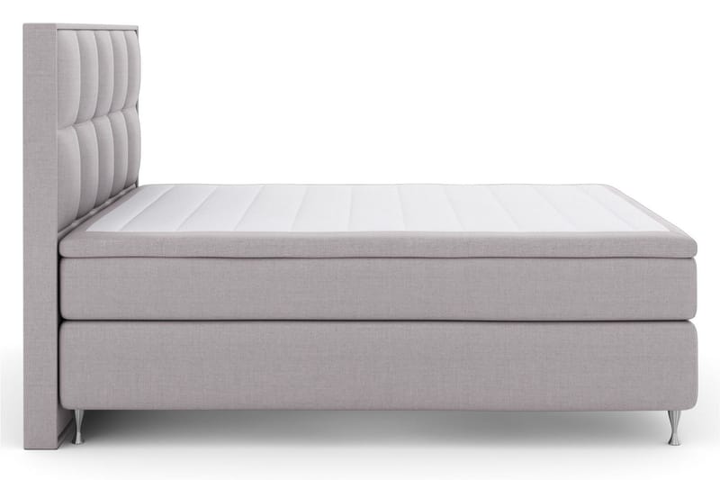 Select No 5 Komplett Sängpaket 210x210 Fast/Medium Watergel - Ljusgrå/Silver - Products - Möbler - Säng - Kontinentalsäng