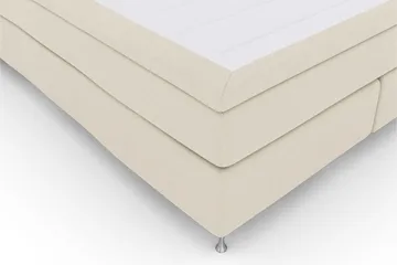 Select No 5 Komplett Sängpaket 210x210 Medium Latex - Beige/Silver - Products - Möbler - Säng - Kontinentalsäng