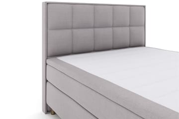 Select No 5 Komplett Sängpaket 210x210 Medium Latex - Ljusgrå/Koppar - Products - Möbler - Säng - Kontinentalsäng