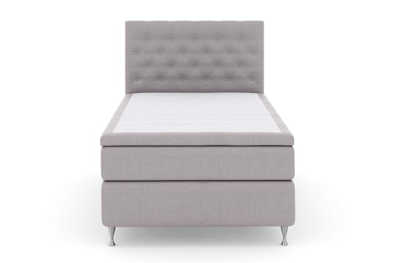 Select No 5 Kontinentalsäng 120x200 Fast Watergel - Ljusgrå/Silver - Products - Möbler - Säng - Enkelsäng