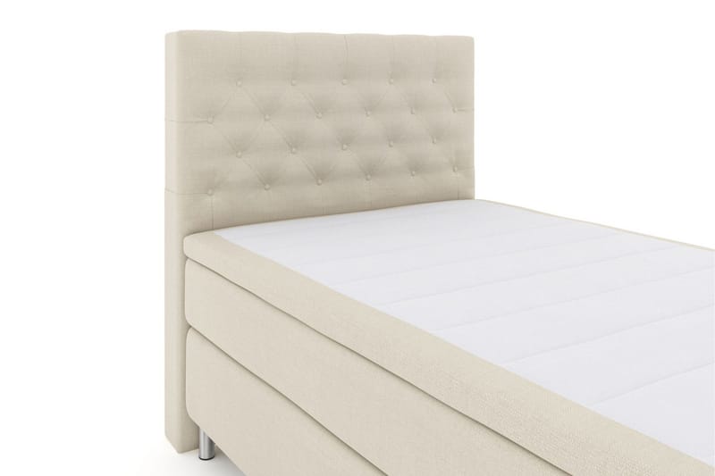 Select No 5 Kontinentalsäng 120x200 Medium Latex - Beige/Metall - Products - Möbler - Säng - Enkelsäng