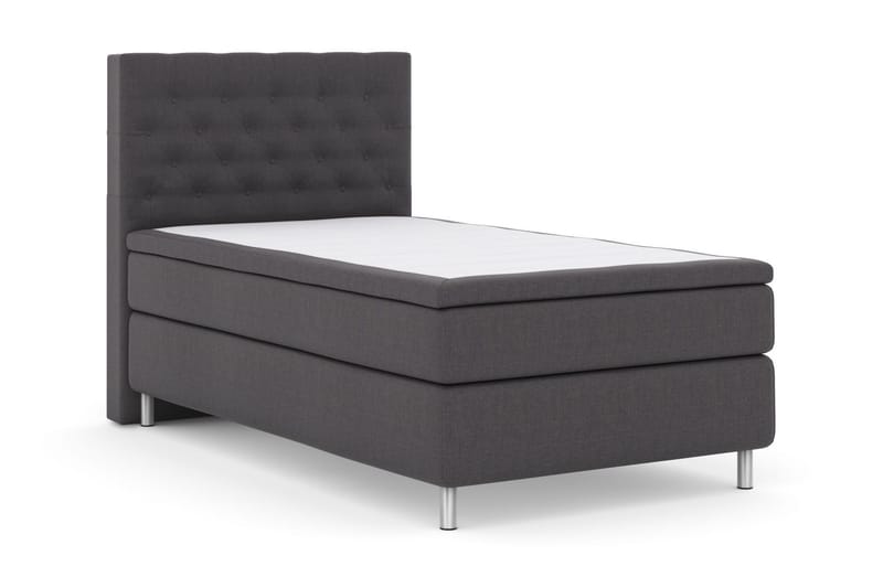 Select No 5 Kontinentalsäng 120x200 Medium Latex - Mörkgrå/Metall - Products - Möbler - Säng - Enkelsäng