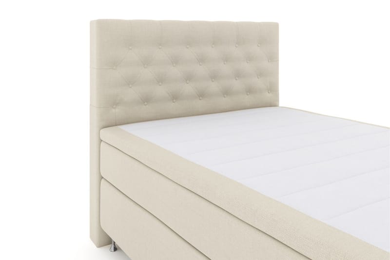 Select No 5 Kontinentalsäng 140x200 Fast Latex - Beige/Silver - Products - Möbler - Säng - Kontinentalsäng