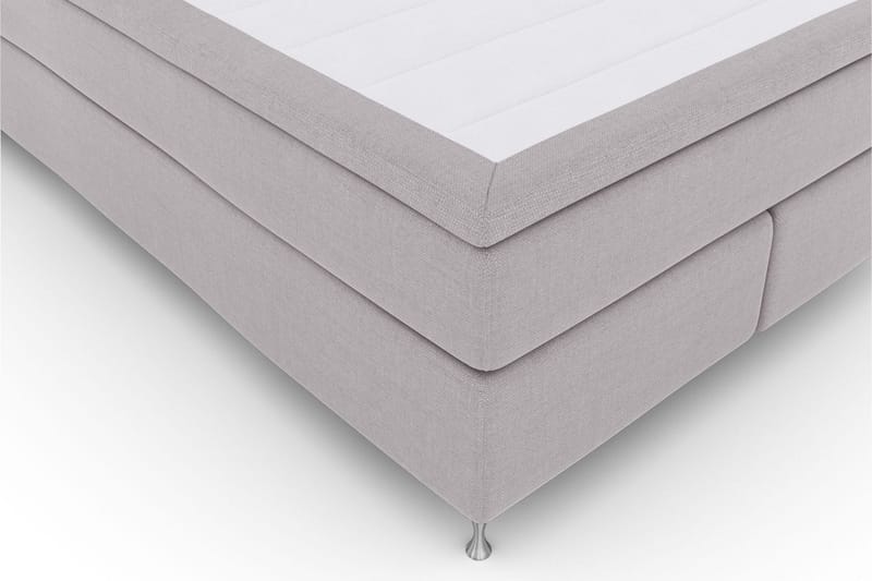 Select No 5 Kontinentalsäng 140x200 Fast Latex - Ljusgrå/Silver - Products - Möbler - Säng - Kontinentalsäng