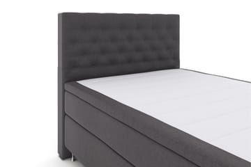 Select No 5 Kontinentalsäng 140x200 Fast Watergel - Mörkgrå/Silver - Products - Möbler - Säng - Kontinentalsäng