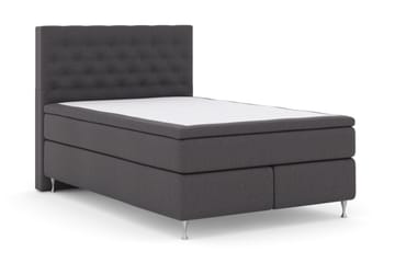 Select No 5 Kontinentalsäng 140x200 Fast Watergel - Mörkgrå/Silver - Products - Möbler - Säng - Kontinentalsäng