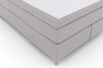 Select No 5 Kontinentalsäng 140x200 Fast/Medium Watergel - Ljusgrå/Silver - Products - Möbler - Säng - Kontinentalsäng