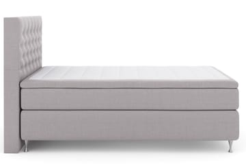 Select No 5 Kontinentalsäng 140x200 Fast/Medium Watergel - Ljusgrå/Silver - Products - Möbler - Säng - Kontinentalsäng