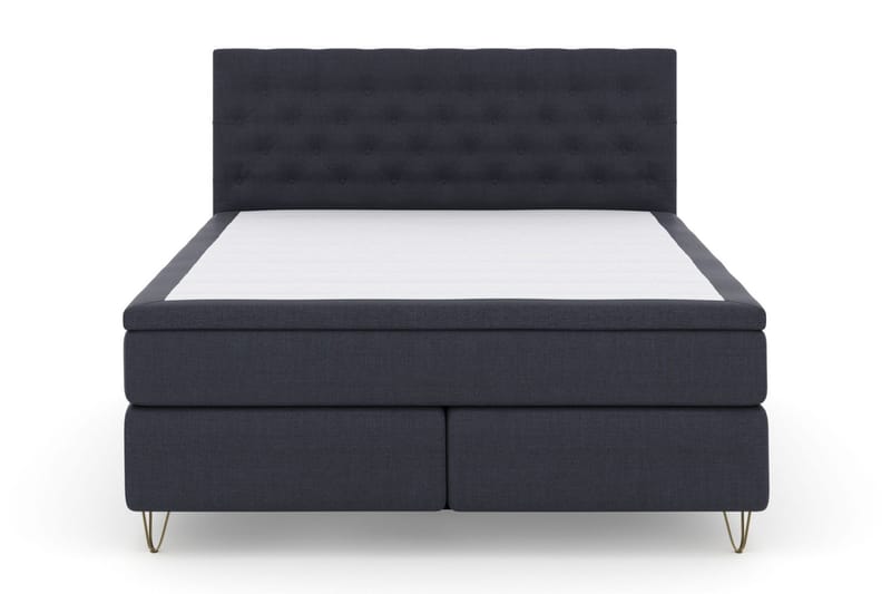 Select No 5 Kontinentalsäng 180x200 Fast Watergel - Blå/Metall V-Form - Products - Möbler - Säng - Kontinentalsäng