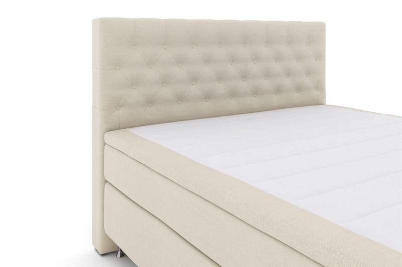 Select No 5 Kontinentalsäng 210x210 Fast Watergel - Beige/Silver - Products - Möbler - Säng - Kontinentalsäng