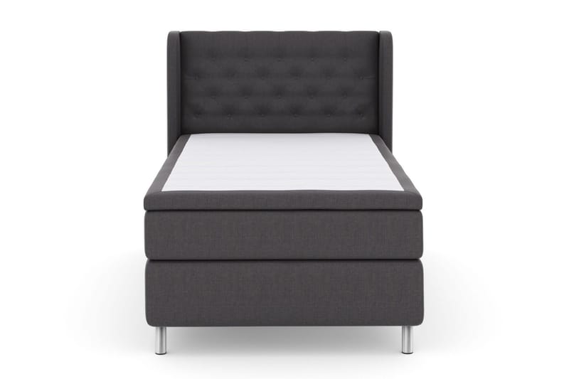 Select No 6 Komplett Sängpaket 120x200 Fast Latex/Memory - Mörkgrå/Metall - Products - Möbler - Säng - Enkelsäng