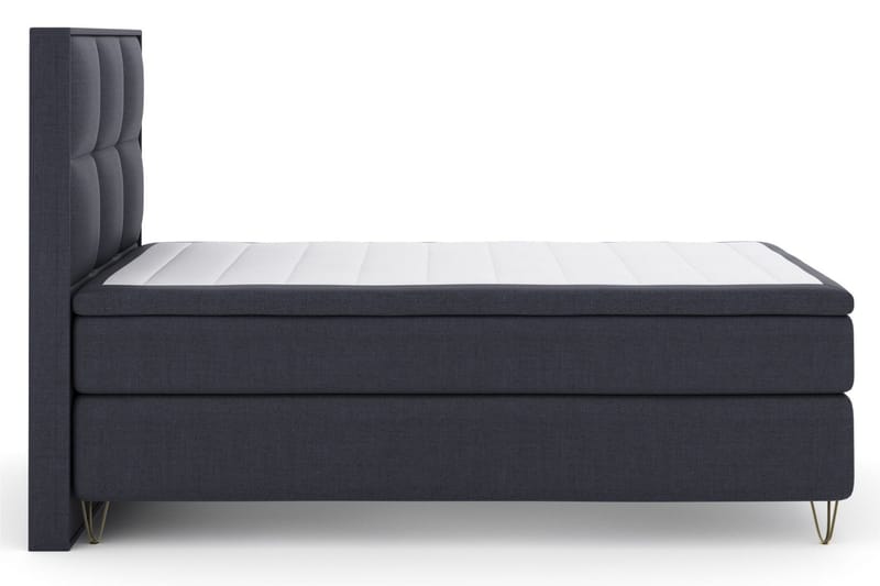 Select No 6 Komplett Sängpaket 120x200 Fast Memory/Pocket - Blå/Metall V-form - Products - Möbler - Säng - Enkelsäng