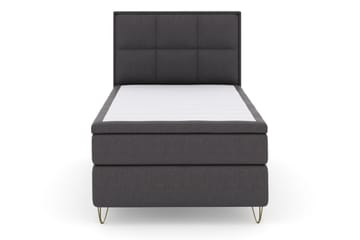 Select No 6 Komplett Sängpaket 120x200 Fast Memory/Pocket - Mörkgrå/Metall V-form - Products - Möbler - Säng - Enkelsäng