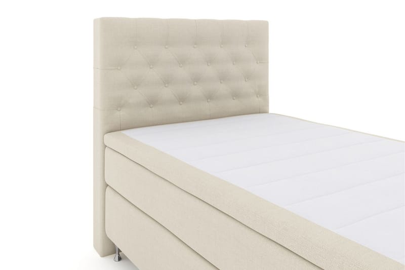 Select No 6 Komplett Sängpaket 120x200 Medium Memory/Pocket - Beige/Silver - Products - Möbler - Säng - Enkelsäng