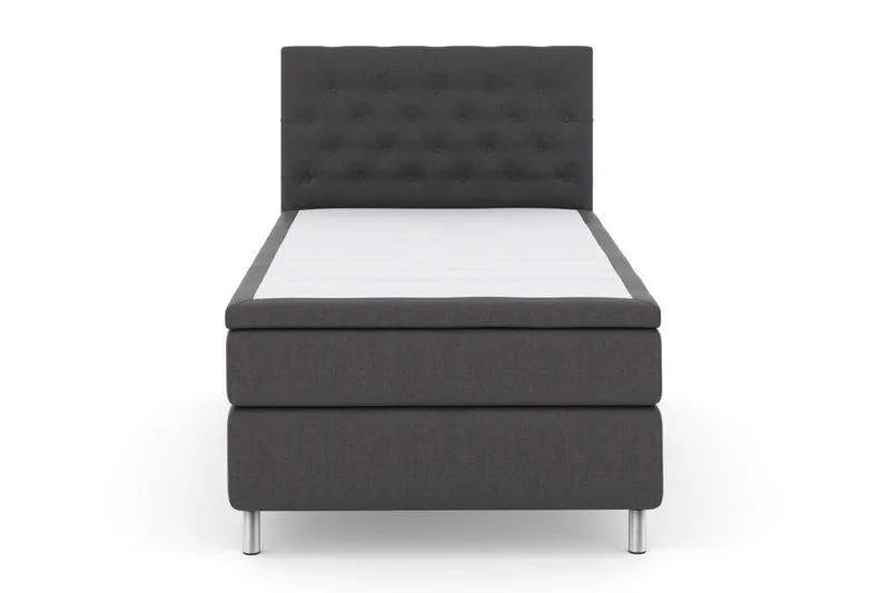 Select No 6 Komplett Sängpaket 120x200 Medium Memory/Pocket - Mörkgrå/Metall - Products - Möbler - Säng - Enkelsäng