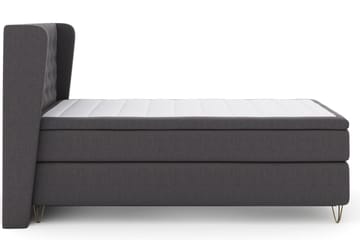 Select No 6 Komplett Sängpaket 120x200 Medium Watergel - Mörkgrå/Metall V-form - Products - Möbler - Säng - Enkelsäng